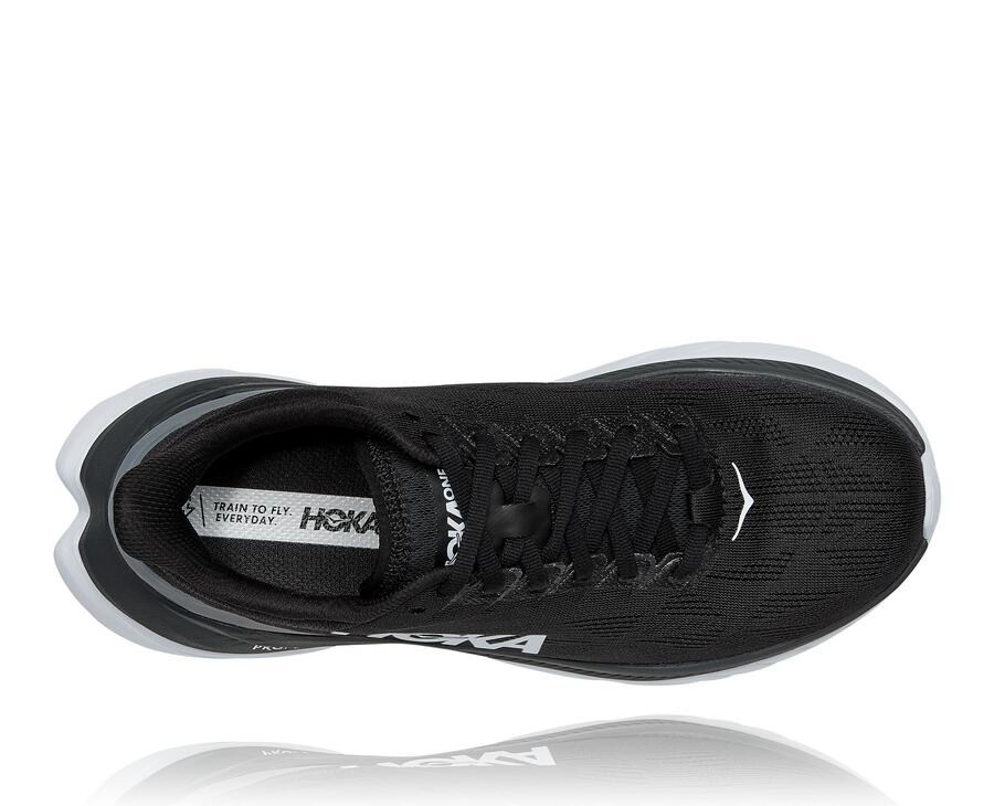 Hoka One One Koşu Ayakkabısı Kadın Siyah/Beyaz - Mach 4 - KQ4382791